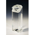 9" Diamond Tower Optical Crystal Award